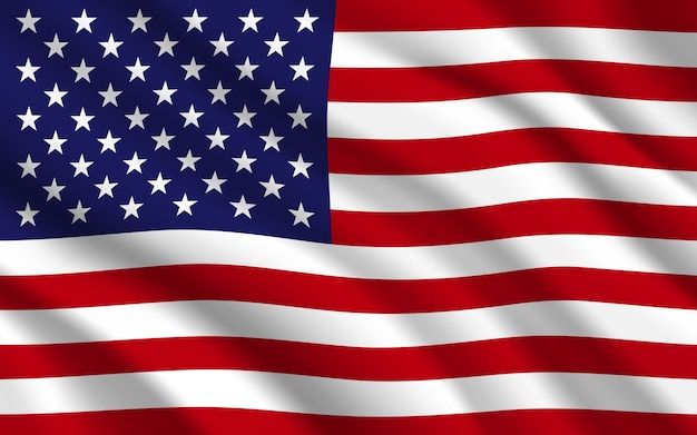 bandera de fondo de estados unidos o estados unidos de américa vector premium